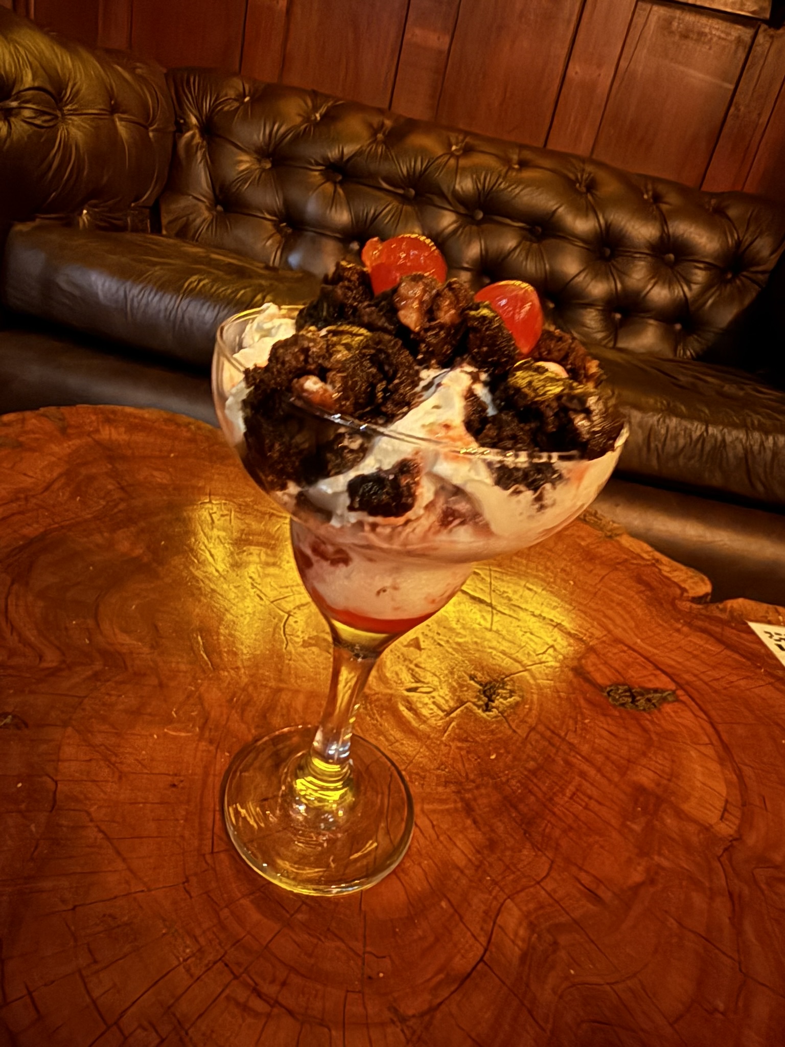 Copa Helada de Brownie