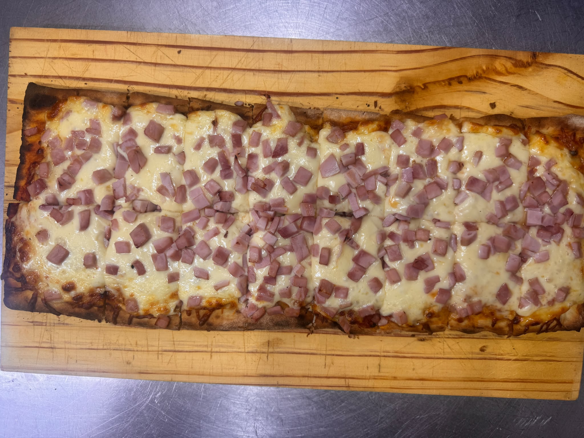Muzza y jamón