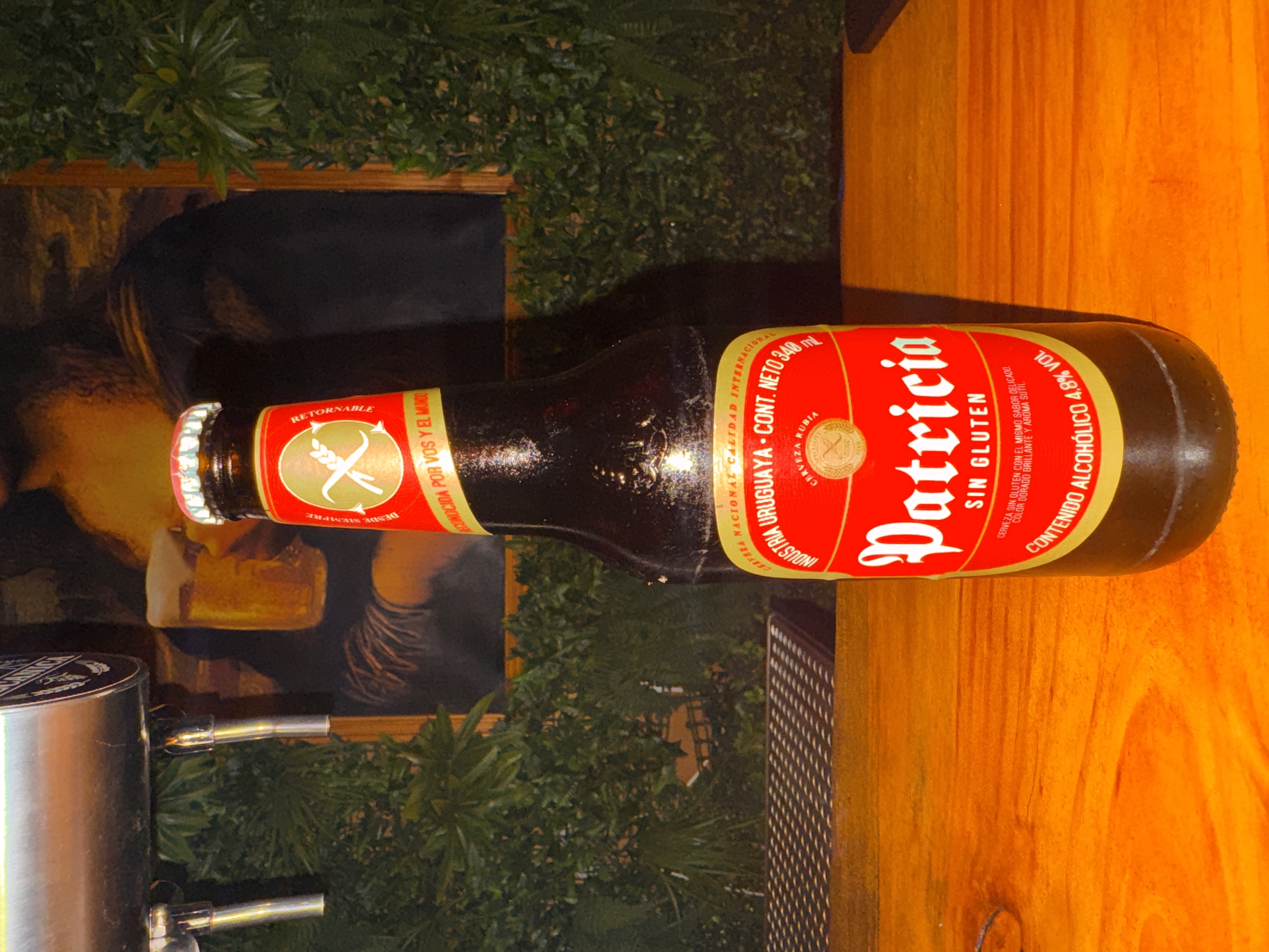 Cerveza Patricia sin gluten  330 ml